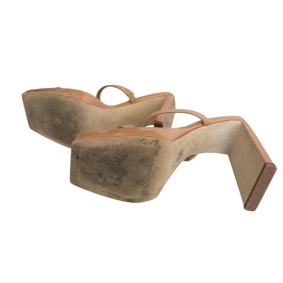 Jeffrey Campbell Hustler Heels Nude Patent Platform Heels Women’s size 9 - Picture 10 of 12